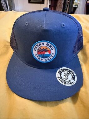 **NWT** Binky Bro- Navy 'Stay Salty' Trucker Hat